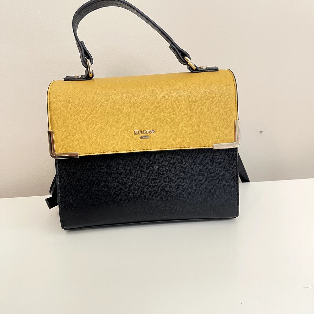 Yellow and Black Women's Bag